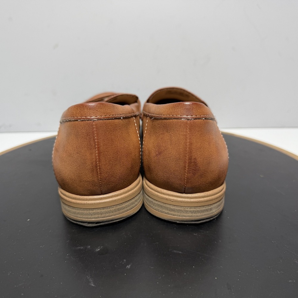 Dr Scholls Hello Loafer Women 9.5 Penny Slip On Studded Brown Business Casual - Picture 9 of 12